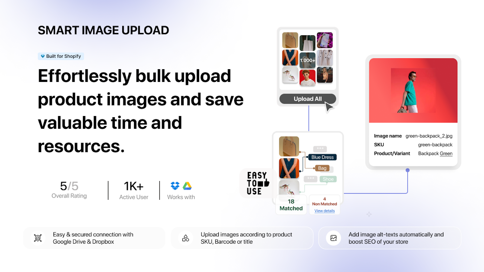 CS Smart Image Upload bulk uploading product images from Google Drive or Dropbox